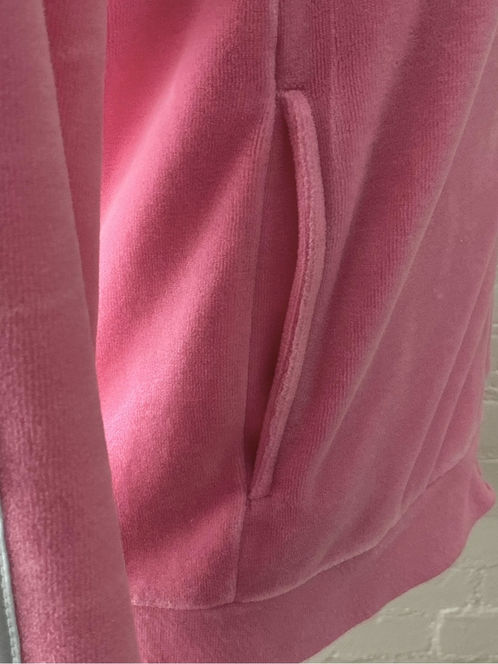 Mary Kay 2 Piece Avia Activewear Pink Velour Co-Ord Track Suit Size M Rare VTG - Picture 9 of 16